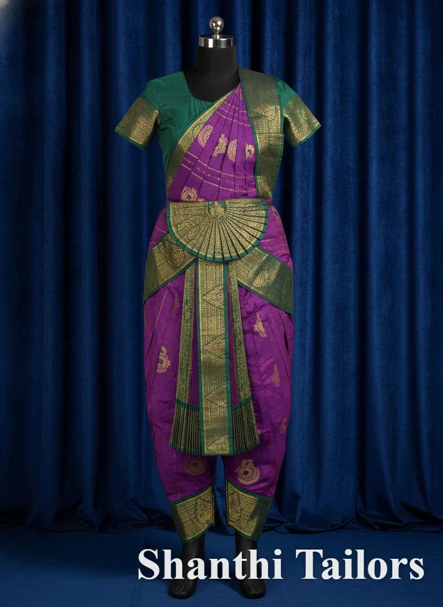 Vadamalli with Green | Readymade Pant Costume | Bharathanatyam