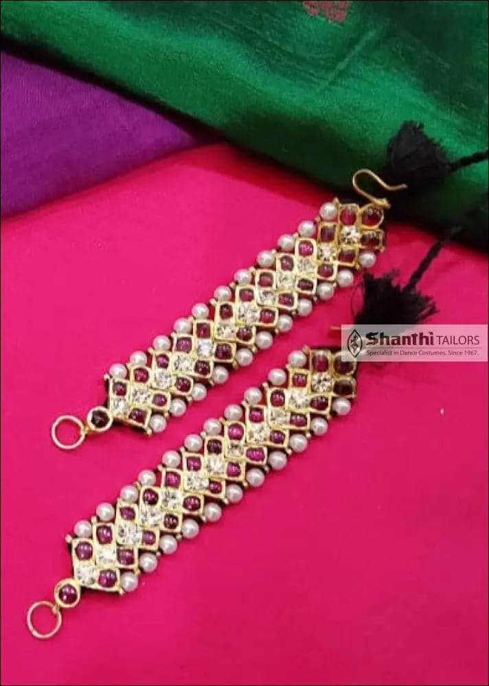 Mattal Temple Jewellery | V Type | Original Temple Jewellery