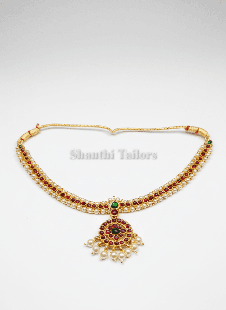 Thin Short Necklace | Imitation Jewellery | Bharathanatyam