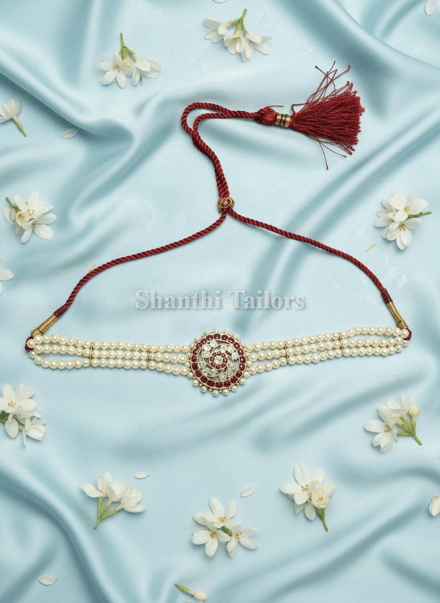 Sun with Pearl Chocker | Original temple Jewellery | Choker
