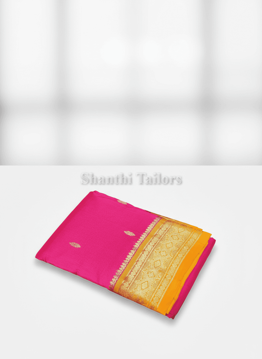 Pink with Orange | Dharmavaram Silk Saree | SO684