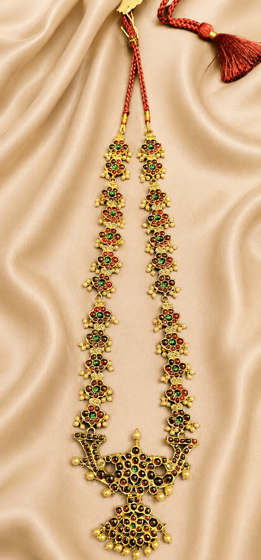Magudam Haram | Original Temple Jewellery | Haram