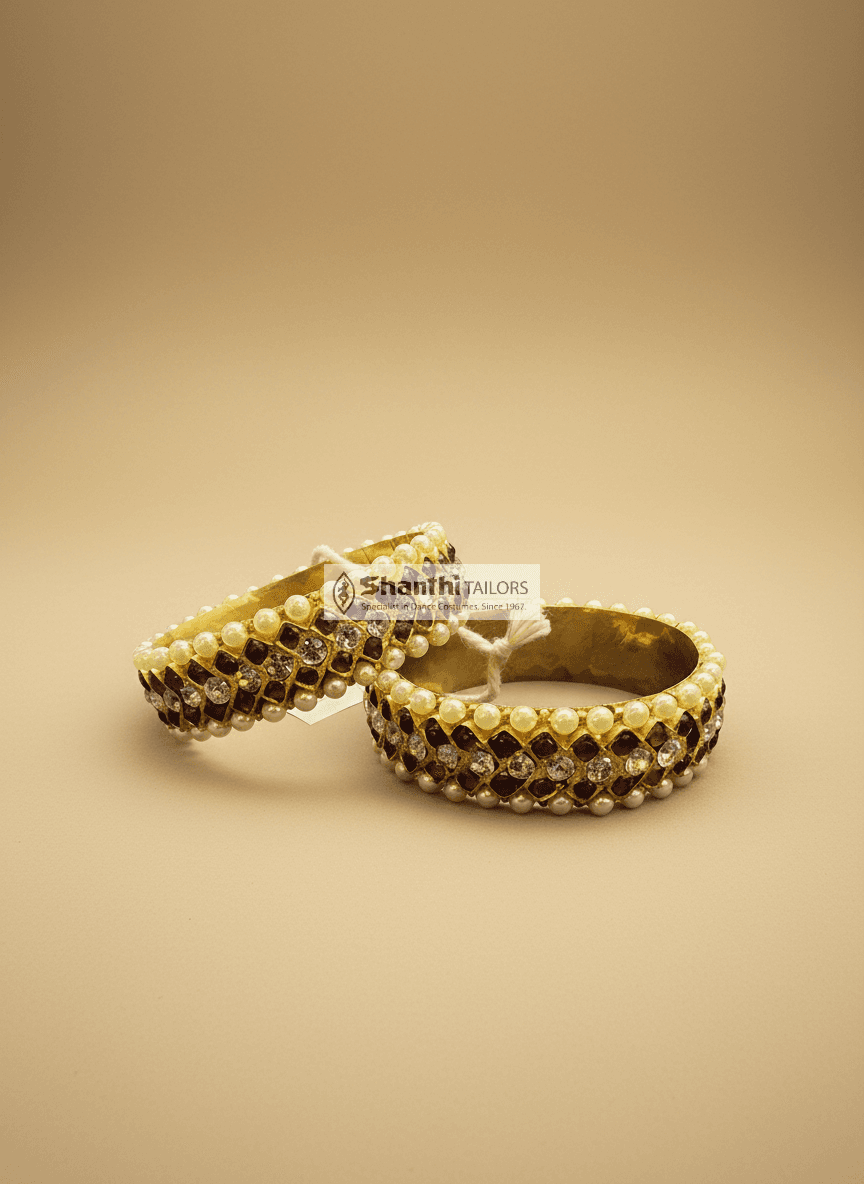 Pink with White Stone V Bangle | Temple Jewellery | Bangle