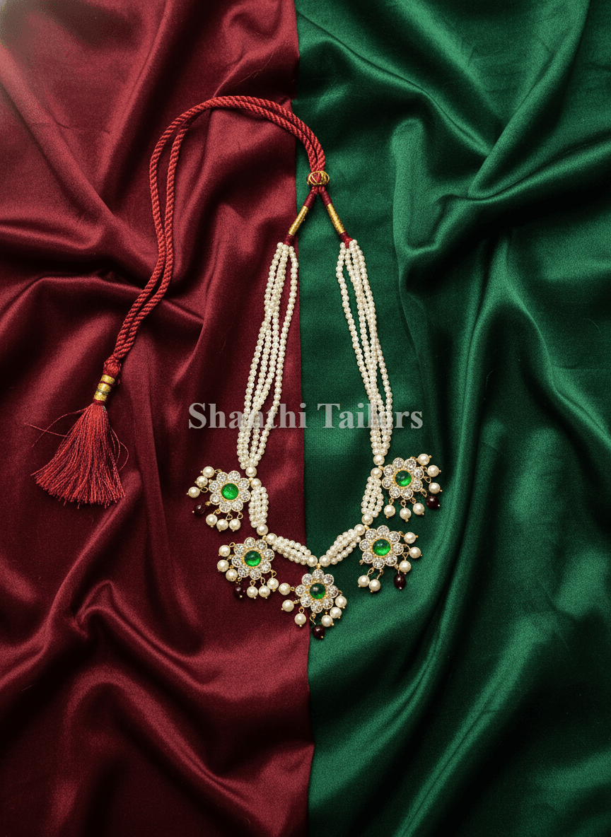 Pearl Short Necklace | Original Temple Jewellery