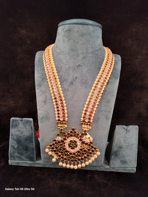 Soundarya Haram with Pathakkam Pendant | Copper Jewellery