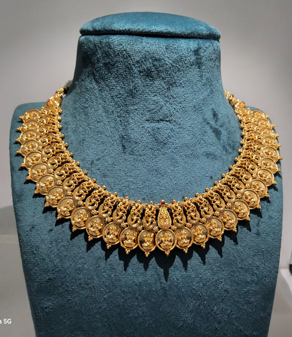 Lakshmi Necklace | Copper Antique Jewellery