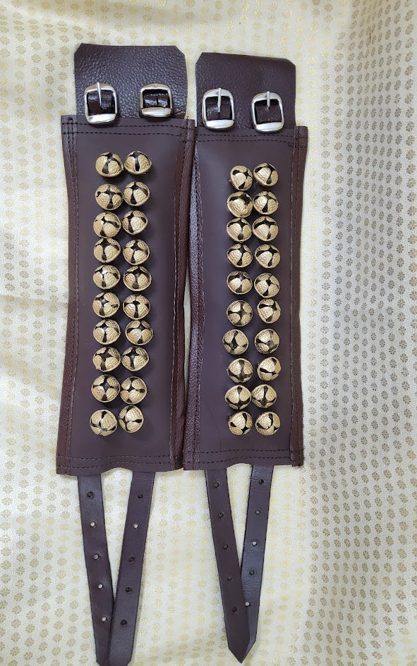 Brown Buckle Salangai | Dance Bells | For Bharatnatyam and Kuchipidi ghungroo