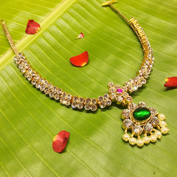 Double Stone Attiyal | Original Temple Jewellery