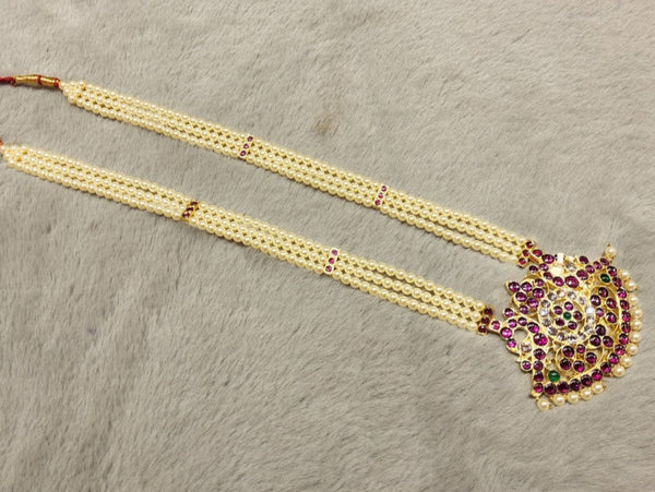 PEARL HARAM WITH PADAKAM | COPPER | MARGAM | NJ046