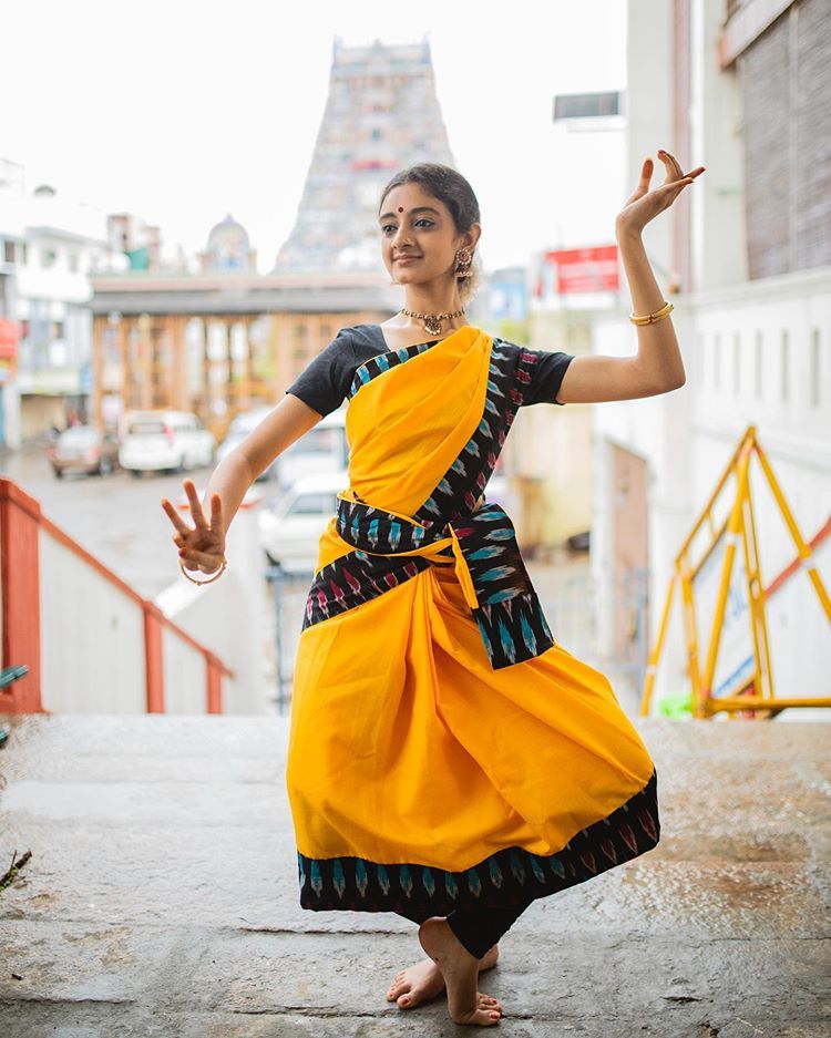 Pink And Purple Classical Dance Bharatanatyam Dress – Sulbha Fashions