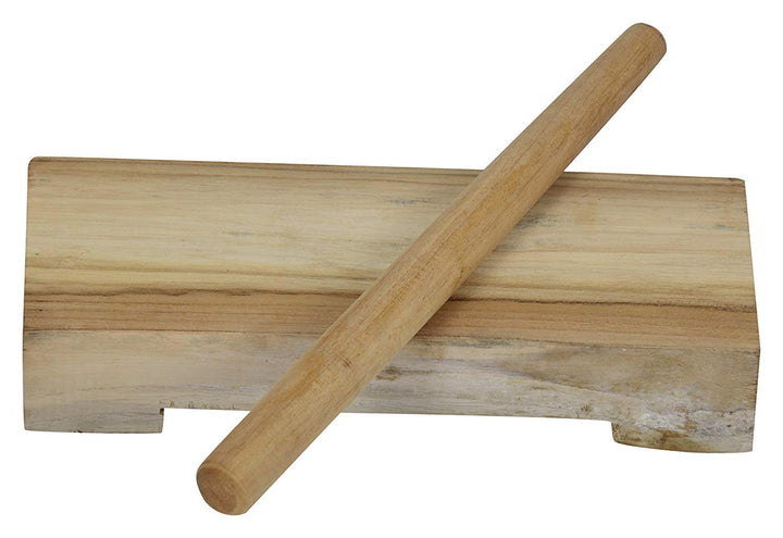 Nattuvangam Mannai and Stick - Wooden Kit for Nattuvangam