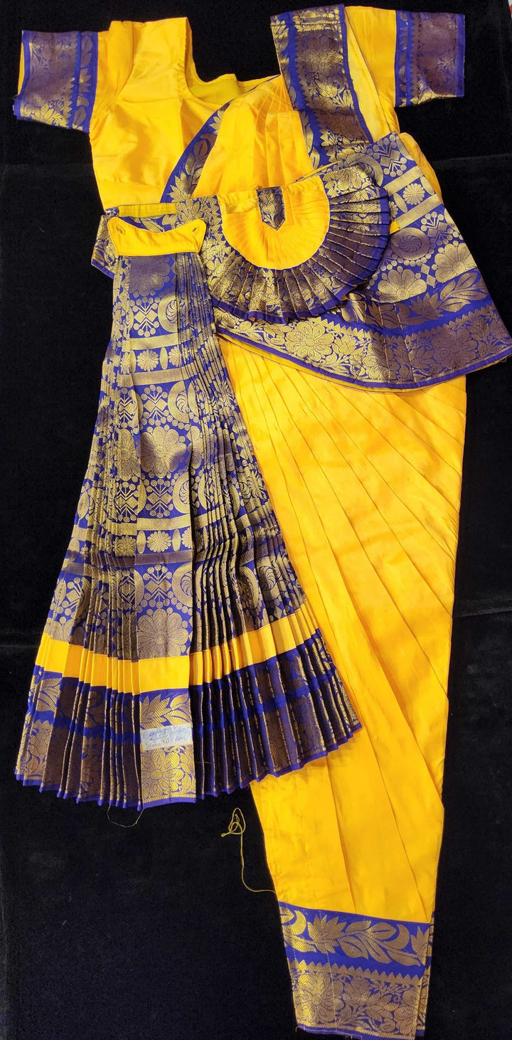 Bharatnatyam Dress yellow