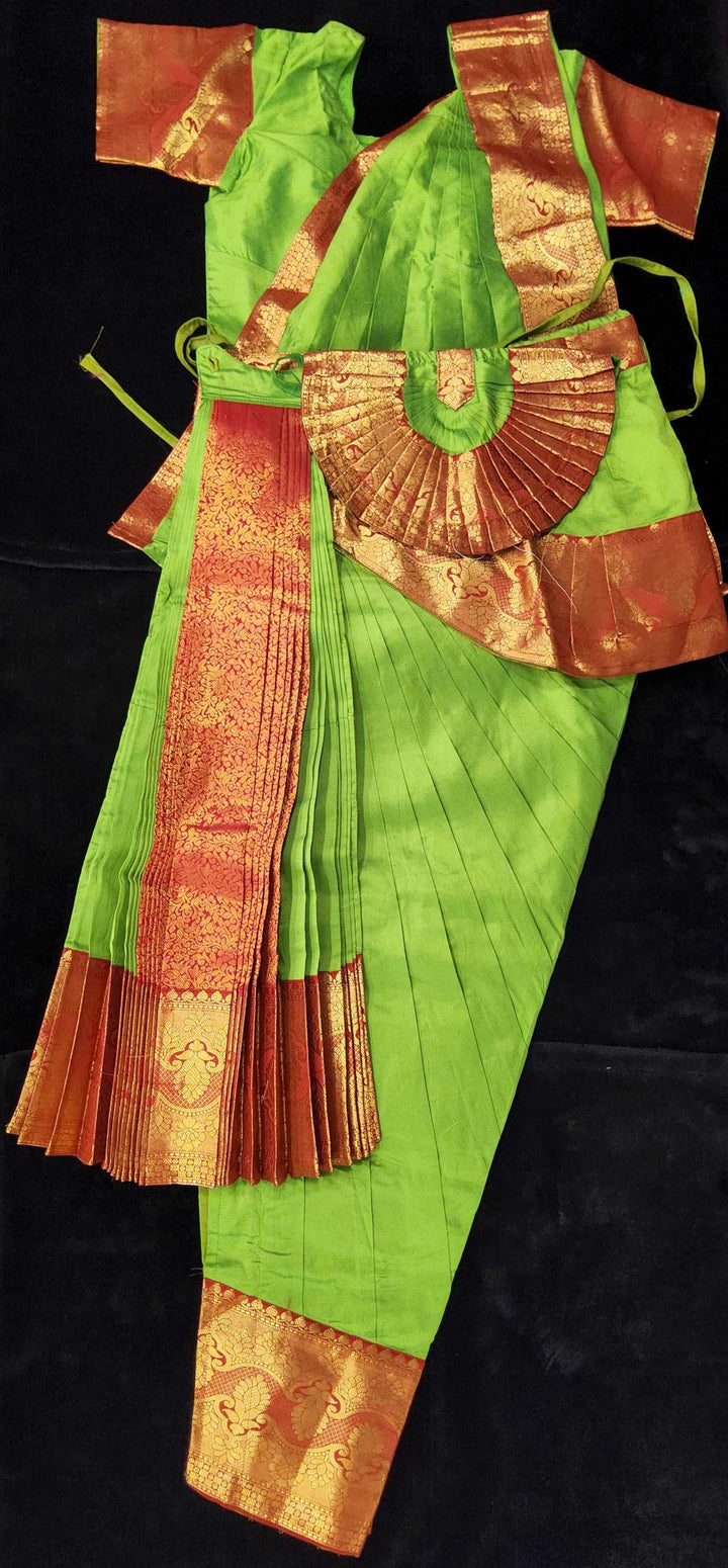 Green Bharatnatyam Dress