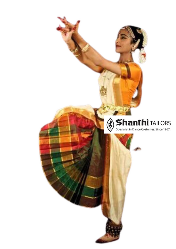 Dhothi Style Dance Costumes for Bharatnatyam | Dothi Costume-shanthitailors