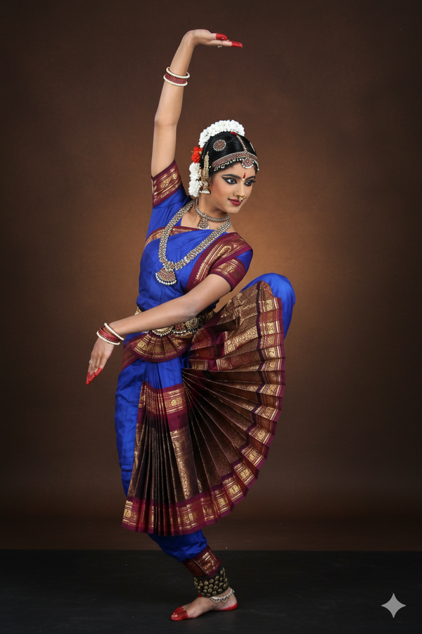 Sun Fleets Thalipil Long Fan - Bharatanatyam | Sun Costume