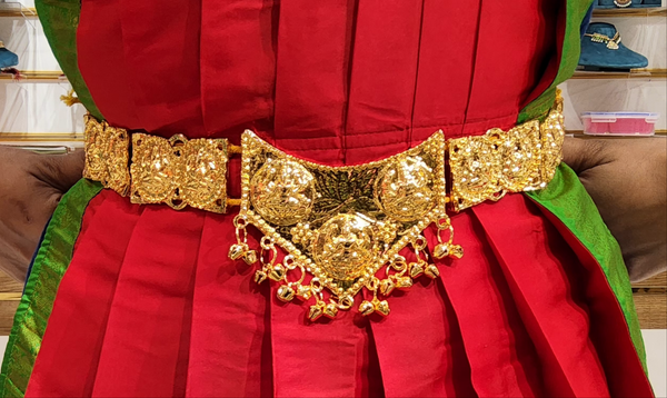 Lakshmi Belt | Copper | for Bharatnatyam and Kuchipidi