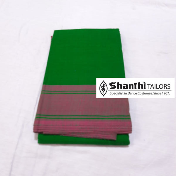 Practice Saree Plain - Green-shanthitailors