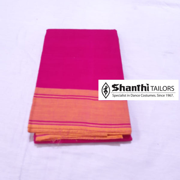 Practice Saree Plain - Pink-shanthitailors