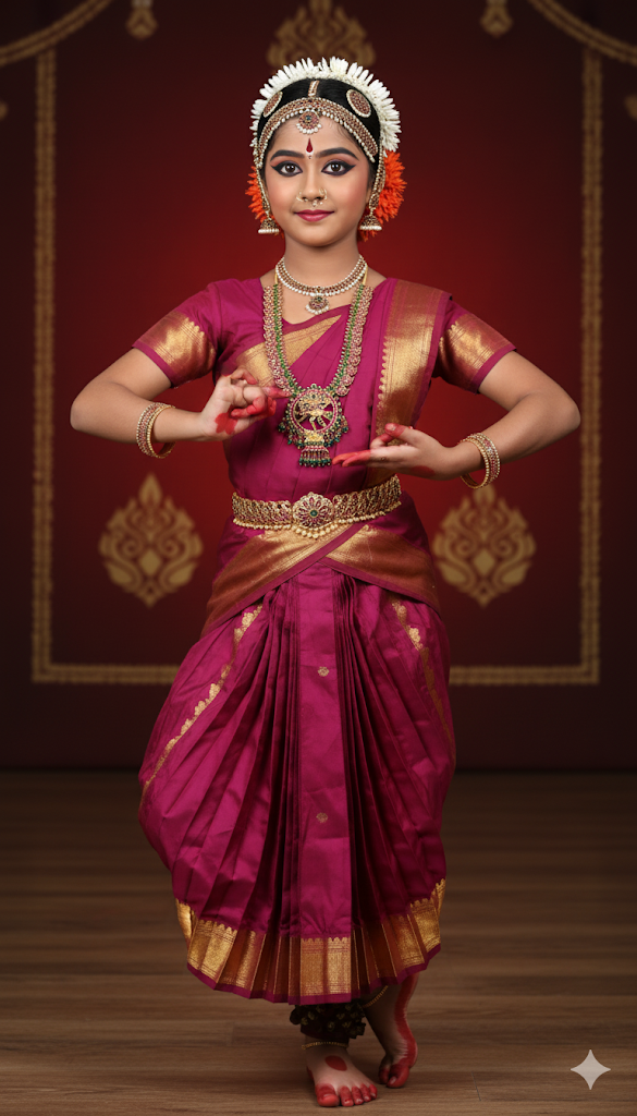 Mango Haram With Natarajar | Original Temple Jewllery | Ruby colour special haram