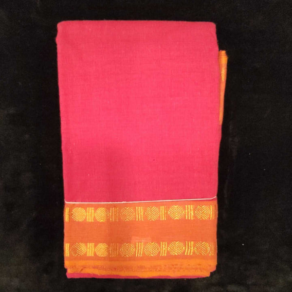 Practice Saree | Pink with peach | Rudracha Border