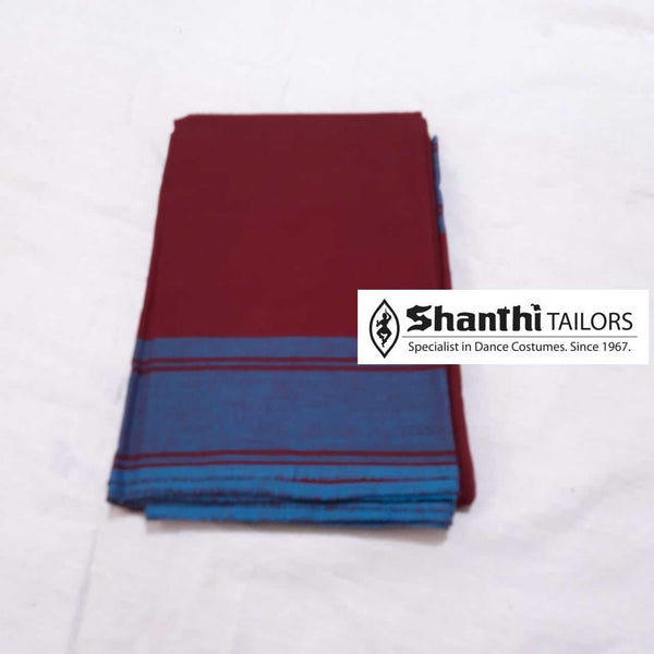 Practice Saree Plain - Meroon