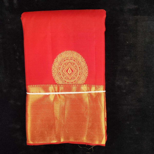 Red with self Border | Artificial Kanchipuram Silk Saree No 76