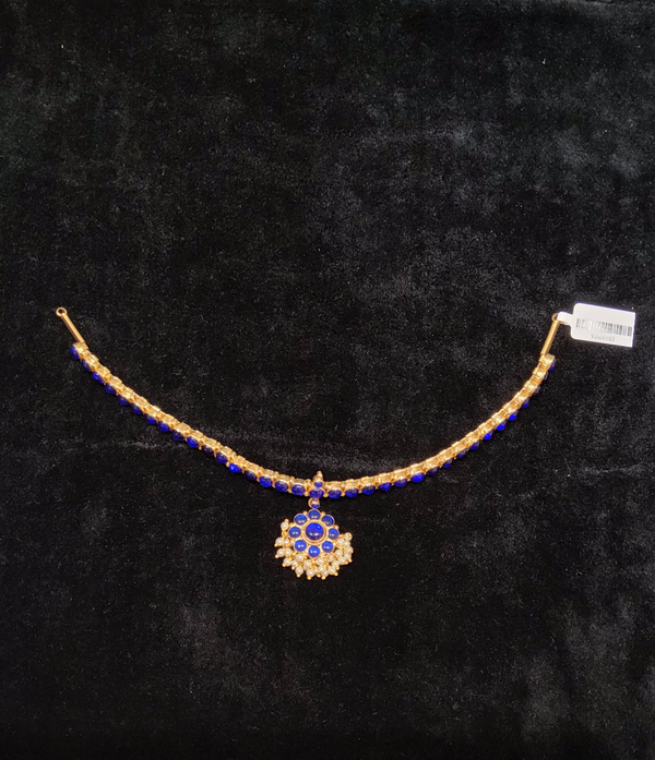Blue Attiyal Necklace | Original Temple Jewellery