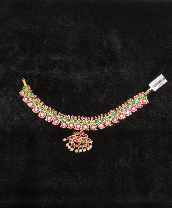 Half Size Mango Leaf Necklace  | Original Temple Jewellery