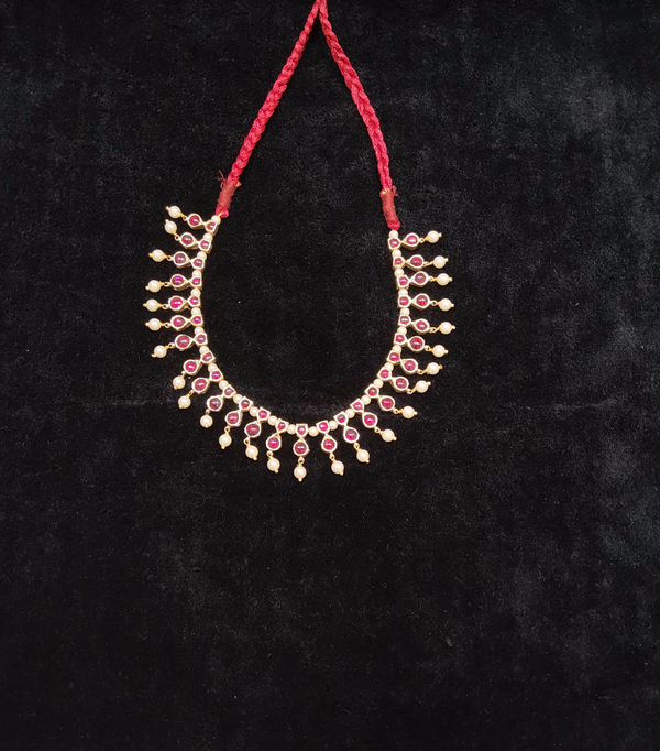 2 Stone Choker 25 Pcs | Original Temple Jewellery Necklace