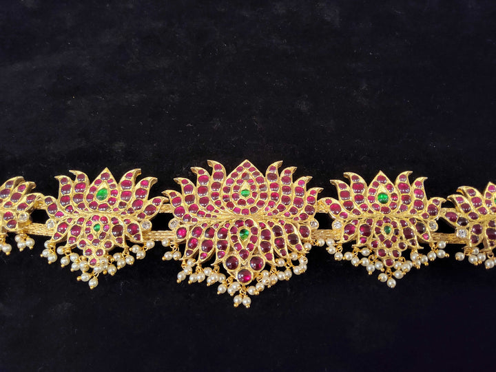 Temple Jewellery Belt | Lotus Design | Original Temple Jeweller