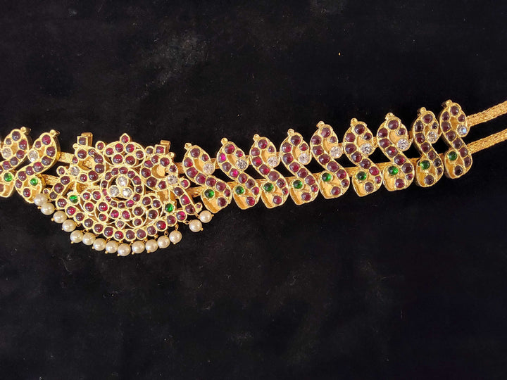 Temple Jewellery Belt | Peacock Pathakkam Design | Original Temple Jewellery