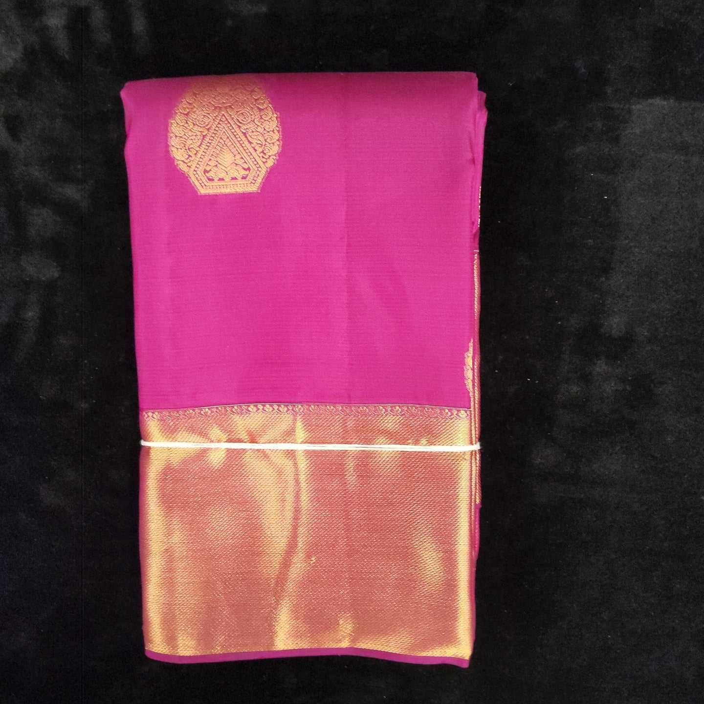 Lite Blue Border Saree For Housekeeping & Facility Services