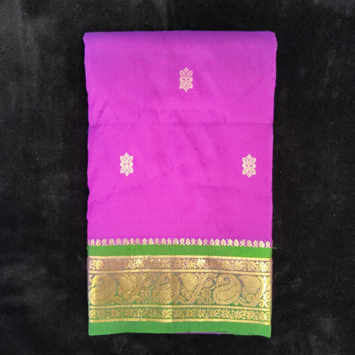 Vaadamalli with Green | Dharmavaram Silk Saree No 127