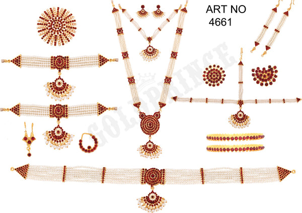 Mango with Pearls full set jewellery | imitation Dance Jewellery | ART 4661-shanthitailors