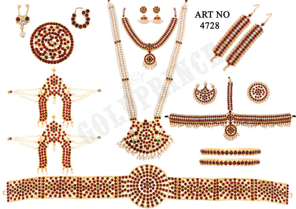 Soundarya Full set jewellery | Imitation Dance Jewellery | ART 4728-shanthitailors