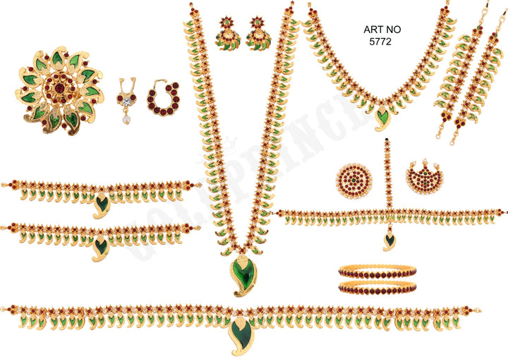 Mango with Pearls full set jewellery | imitation Dance Jewellery | ART 5772-shanthitailors