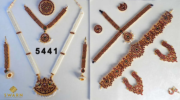 Full Set Traditional Jewellery |5441-shanthitailors