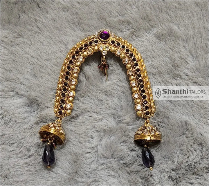 Arch Jada Billai | Antique Hair Ornament Purple Hair Accessories