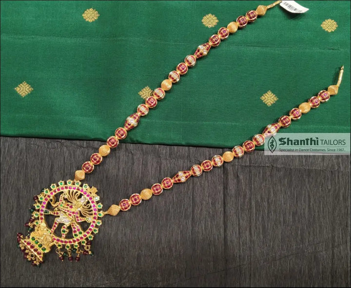 BALLS LONG HARAM | Original Temple Jewellery DESIGN 1 (TJRS848) Haram