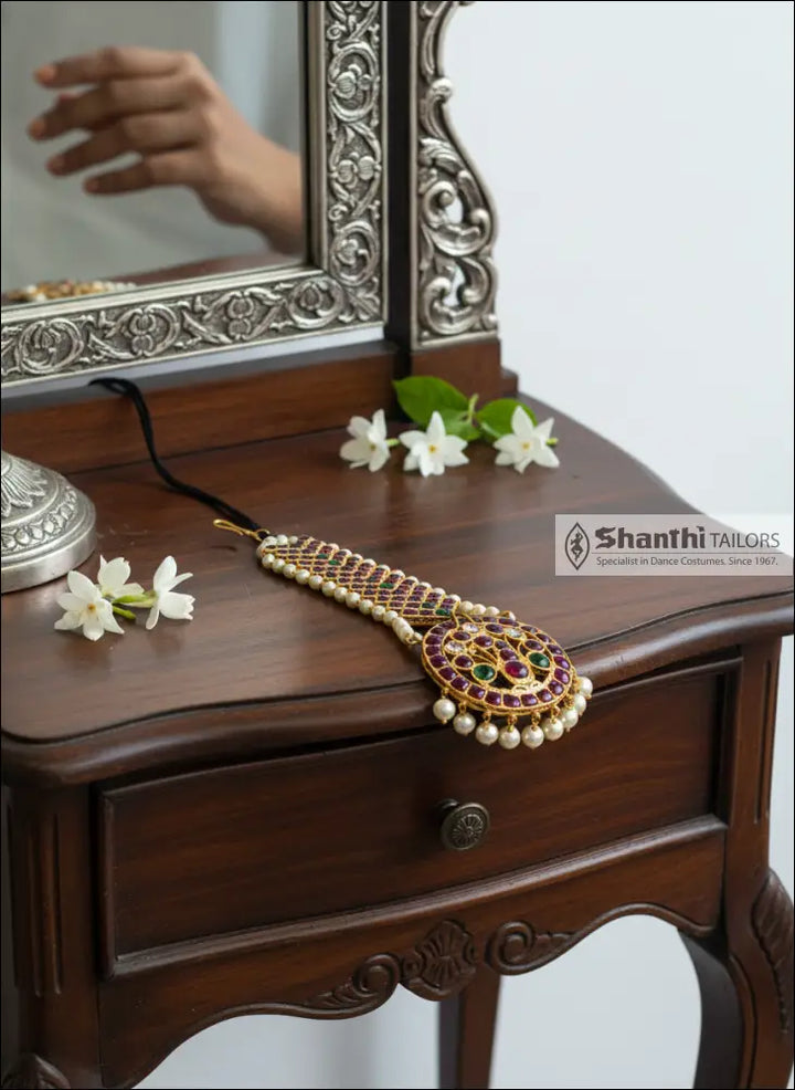 Chutty | Tikka | V Shaped Big Chutti | Original Temple Jewellery chutty