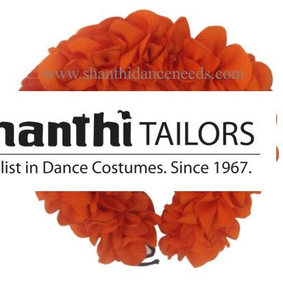 Flowers- full orange-shanthitailors