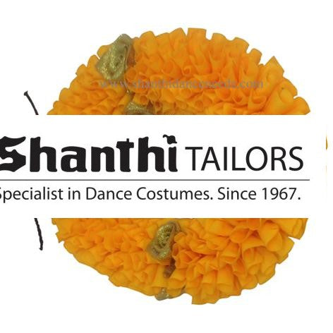 Flowers-YELLOW AND GREEN-shanthitailors