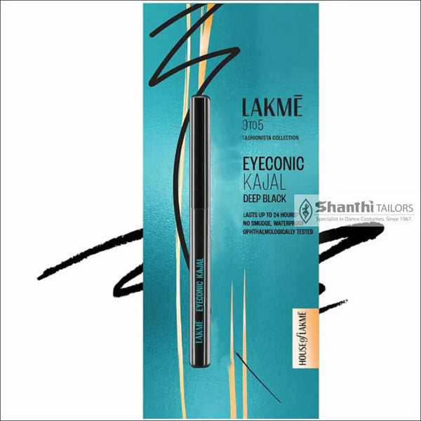 Lakme Eyeconic Kajal Deep Black makeup