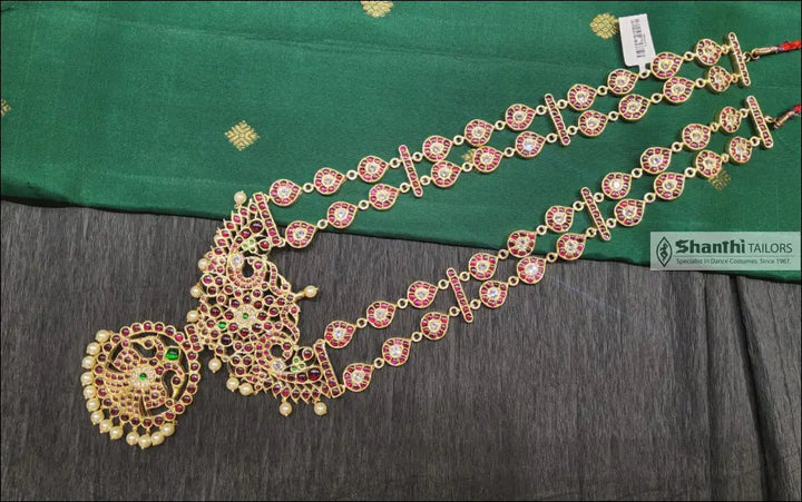LONG HARAM| Original Temple Jewellery DESIGN 1 (TJAN888) Haram