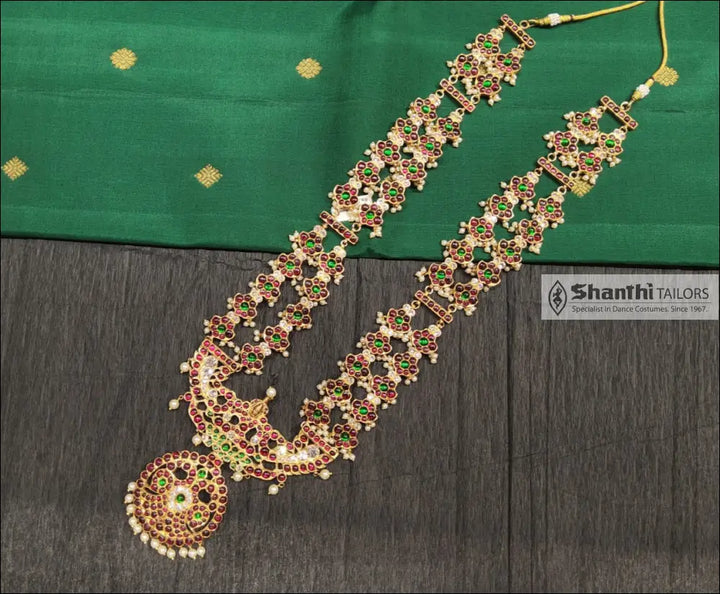 LONG HARAM| Original Temple Jewellery DESIGN 4 (TJAY166) Haram