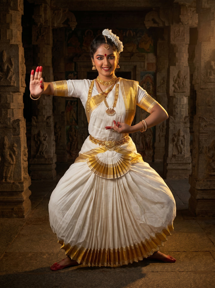 modern mohiniyattam dress Mohiniattam | Dance Costume