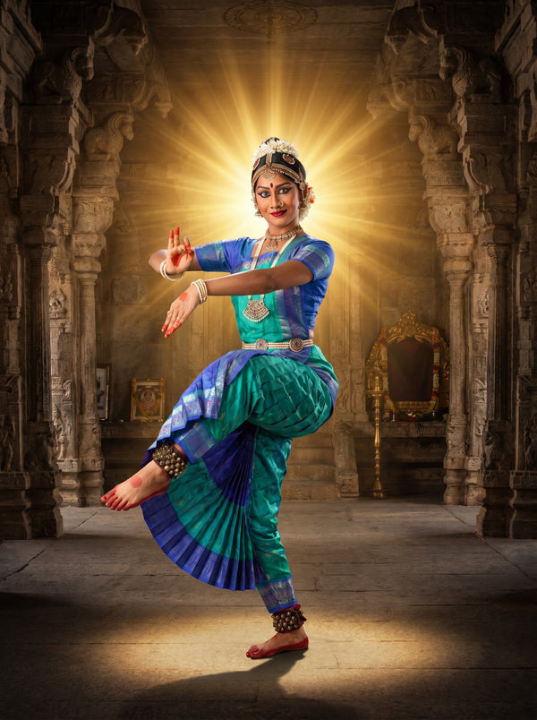 sachin and babi light blue dress Indian Classical – The Dance Bible main image 1