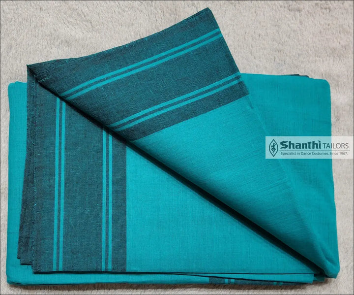Practice Saree | Plain border | 6 mtrs Ramar Green with Self Practice Saree