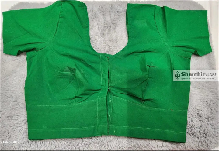 Readymade Blouse | Cotton | All Sizes 28 / Parrot Green ReadyMade Saree