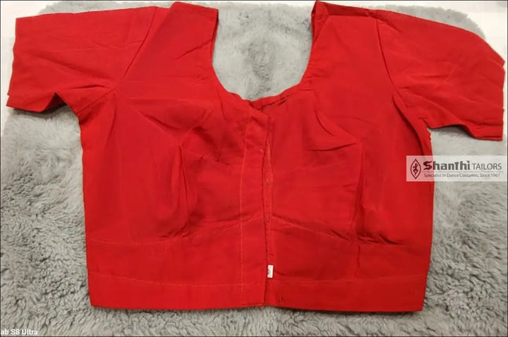 Readymade Blouse | Cotton | All Sizes 28 / Red ReadyMade Saree